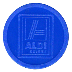 LIDL LOGO- EINKAUFSWAGENCHIP EKW CHIP Plastik Blau Nr. 24 EUR 1,00 -  PicClick DE